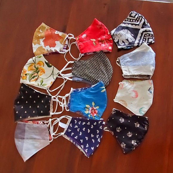 Reusable face masks, Reversible, 100% cotton - Picture 2 of 4